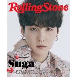 BRAND NEW Rolling Stone Magazine - BTS Suga Cover